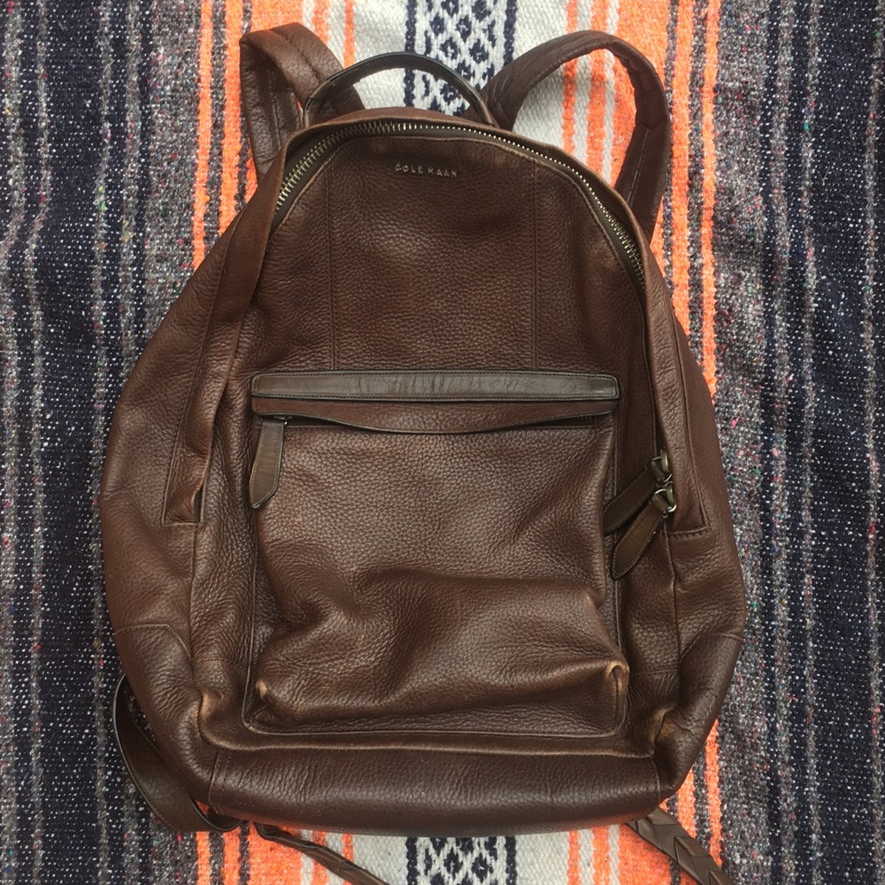 Cole Haan Pebble Leather Backpack